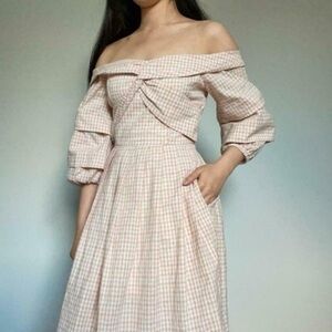 CHRISELLE x J.O.A. Premium Tiered Sleeve Dress - New - Size XL